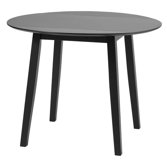 Round Drop Leaf Dining Table for Small Kitchens & Dining Rooms